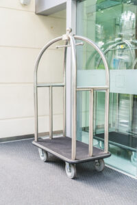 Hotel luxury trolley for transfer suitcase